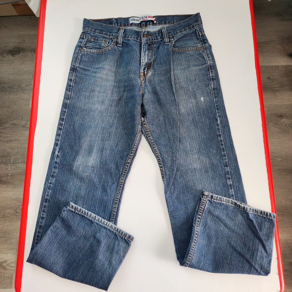 Denizen from Levi's jeans 281 straight fit washed denim blue men's size 29X30